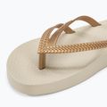 Japonki damskie Ipanema Bossa Soft V beige/gold 7