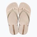 Japonki damskie Ipanema Mesh Chic Plat beige/glitter 2