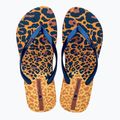 Japonki damskie Ipanema Animal Print VI yellow/pearly blue 2