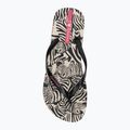 Japonki damskie Ipanema Animal Print VI beige/black/pink 5