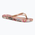 Klapki damskie Ipanema Verao Tropical beige/gold