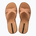 Klapki damskie Ipanema High Fashion II Slide beige/glitter beige/green 2