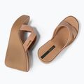 Klapki damskie Ipanema High Fashion II Slide beige/glitter beige/green 3
