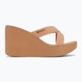 Klapki damskie Ipanema High Fashion II Slide beige/glitter beige/green 2