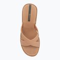 Klapki damskie Ipanema High Fashion II Slide beige/glitter beige/green 5