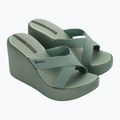 Klapki damskie Ipanema High Fashion II Slide green/glitter green/grey