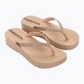 Japonki damskie Ipanema Mesh Chic Plat beige/glitter beige