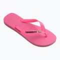 Japonki Havaianas Brasil Logo Neon pink flux 8