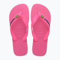 Japonki Havaianas Brasil Logo Neon pink flux 10