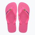 Japonki Havaianas Brasil Logo Neon pink flux / pink flux 10