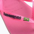 Japonki Havaianas Brasil Logo Neon pink flux 12