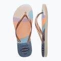 Japonki damskie Havaianas Slim Palette Glow beige 5