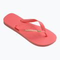 Japonki Havaianas Brasil Logo tropical coral