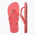 Japonki Havaianas Brasil Logo tropical coral 5