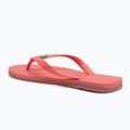Japonki Havaianas Brasil Logo tropical coral 3