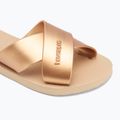 Klapki damskie Havaianas Aqua Metallic golden 7
