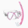 Zestaw do snorkelingu dziecięcy Mares Combo Zephir Junior pink/clear