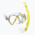 Zestaw do snorkelingu dziecięcy Mares Combo Zephir Junior yellow/clear