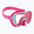 Maska do snorkelingu dziecięca Mares Turtle aqua/pink