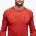 Longsleeve trekkingowy męski Black Diamond Alpenglow red rock 3