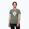 Koszulka wspinaczkowa damska Black Diamond Chalked Up laurel green