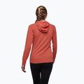 Bluza trekkingowa damska Black Diamond Alpenglow Hoody baja sunrise 3