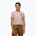 Koszulka damska Black Diamond Faded Crop pale mauve