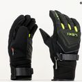 Rękawice narciarskie dziecięce LEKI Race Coach C-Tech S Junior black/ice lemon 9