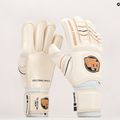 Rękawice bramkarskie Football Masters Full Contact RF v4.0 białe/złote 5