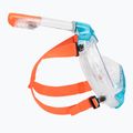 Maska pełnotwarzowa do snorkelingu SEAC Libera blue clear/orange 3