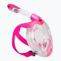 Maska pełnotwarzowa do snorkelingu dziecięca SEAC Magica black silicone/pink