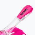 Maska pełnotwarzowa do snorkelingu dziecięca SEAC Magica black silicone/pink 4