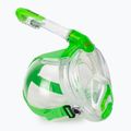 Maska pełnotwarzowa do snorkelingu dziecięca SEAC Libera lime trasparent/lime