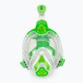 Maska pełnotwarzowa do snorkelingu dziecięca SEAC Libera lime trasparent/lime 2