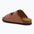 Klapki damskie Scholl Noelle Raffia cognac 3