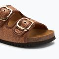 Klapki damskie Scholl Noelle Raffia cognac 7