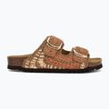 Klapki damskie Scholl Noelle Crochet bude/light brown/cognac 2
