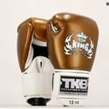 Rękawice bokserskie Top King Muay Thai Empower white/gold 7