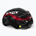 Kask rowerowy MET Rivale II Mips black/ red metallic glossy 3