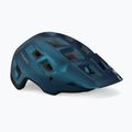 Kask rowerowy MET Terranova teal blue/black metalic matt 6