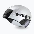 Kask rowerowy MET Codatronica white/silver matt glossy 2
