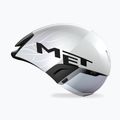 Kask rowerowy MET Codatronica white/silver matt glossy 3