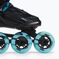 Rolki damskie Roces Helium II TIF black/azure 6