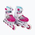 Rolki dziecięce Roces Jokey X Girl white/pink 2