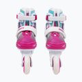 Rolki dziecięce Roces Jokey X Girl white/pink 4