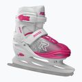 Łyżwy dziecięce Roces Jokey Ice X white/pink
