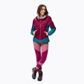 Kurtka hybrydowa damska La Sportiva Across Primaloft red plum topaz 2