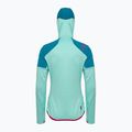 Bluza trekkingowa damska La Sportiva Session Tech Hoody turquoise/crystal 2