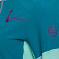 Bluza trekkingowa damska La Sportiva Session Tech Hoody turquoise/crystal 3