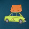Koszulka męska La Sportiva Cinquecento storm blue/hawaiian sun 3